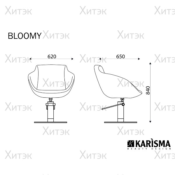 Кресло парикмахерское BLOOMY