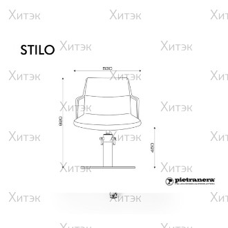 Кресло парикмахерское STILO