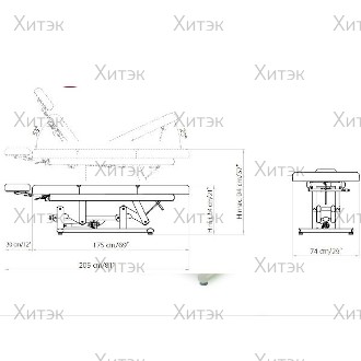 Кушетка массажная SERENEYA 3M