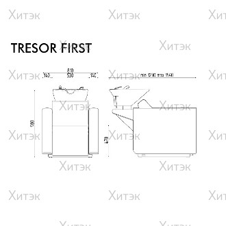 Мойка парикмахерская TRESOR FIRST - RELAX