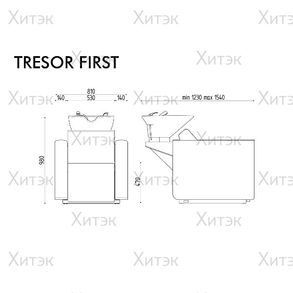 Мойка парикмахерская TRESOR FIRST - RELAX