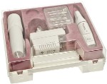 Пилка педикюрная с микромассажем 80/150 Розовый кварц