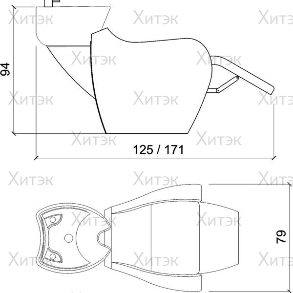 Мойка парикмахерская CELEBRITY ANNIVERSARY SHIATSU