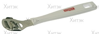 Суперкороткая расческа с металлическим хвостиком красная