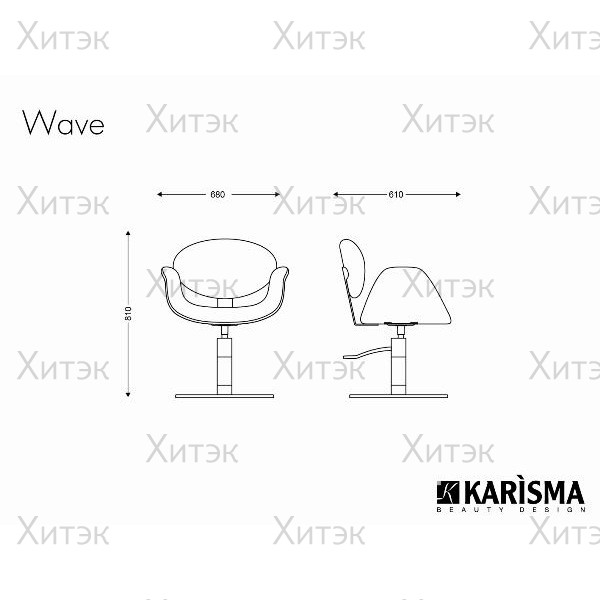 Кресло парикмахерское WAVE