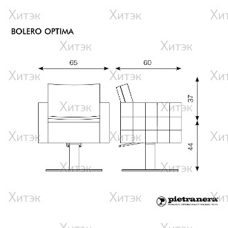 Кресло парикмахерское BOLERO OPTIMA