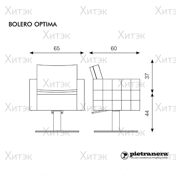 Кресло парикмахерское BOLERO OPTIMA