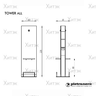 Зеркало парикмахерское TOWER