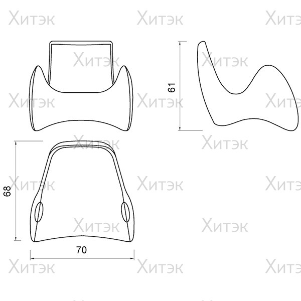 Кресло парикмахерское FLOW CHAIR