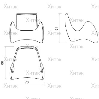 Кресло парикмахерское FLOW CHAIR