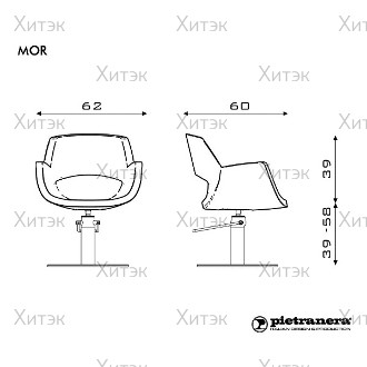 Кресло парикмахерское MOR