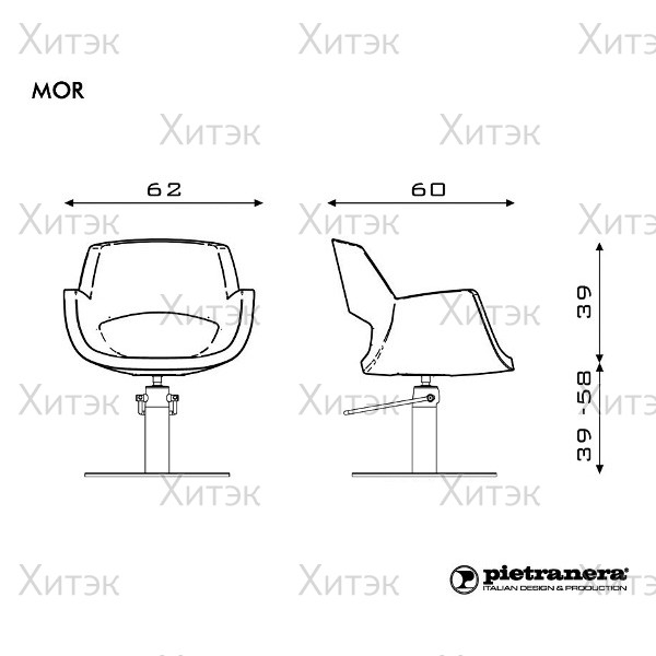 Кресло парикмахерское MOR