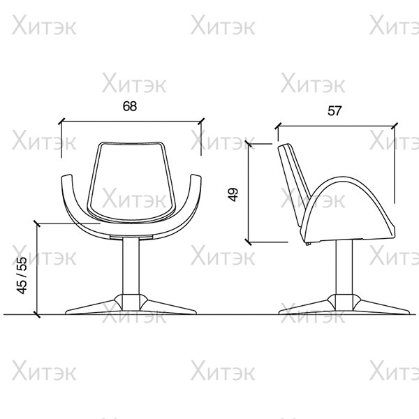 Кресло парикмахерское ALIPES CHAIR