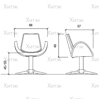 Кресло парикмахерское ALIPES CHAIR