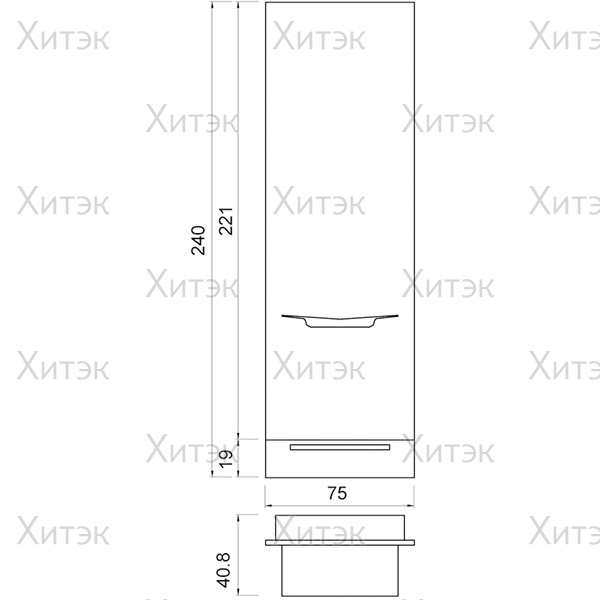 Зеркало парикмахерское PRINCE LIGHT
