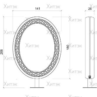 Зеркало парикмахерское VENUS