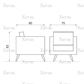 Кресло для ожидания ROTARY