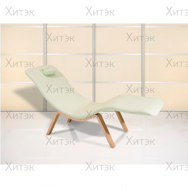 Шезлонг RE-WAVE WITH WOODEN BASE