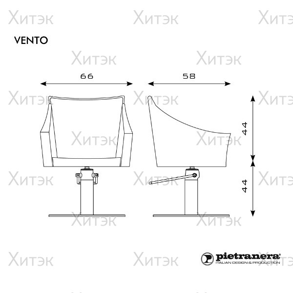 Кресло парикмахерское VENTO
