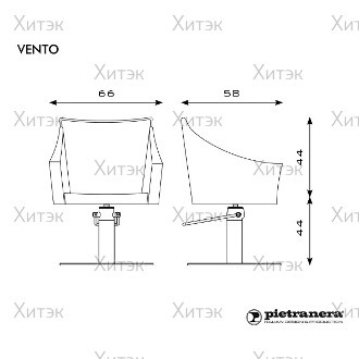 Кресло парикмахерское VENTO