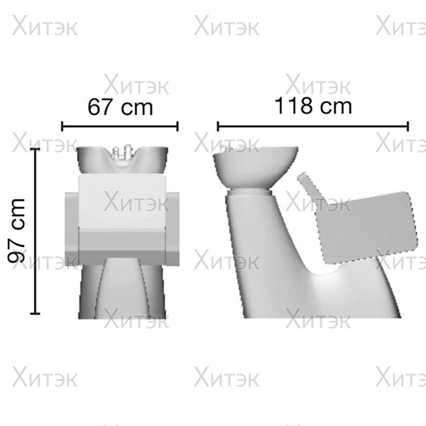 Мойка парикмахерская FIBER SUPERIOR CLASS