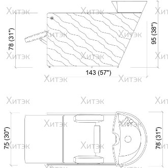 Мойка парикмахерская VA PENSIERO SHIATSU WOOD