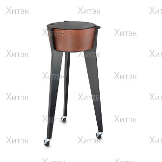 Тележка ICON CORTEN CON GAMBE LEGNO NERO