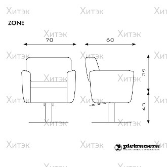 Кресло парикмахерское ZONE