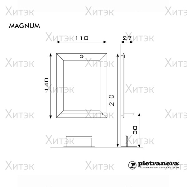 Зеркало парикмахерское MAGNUM