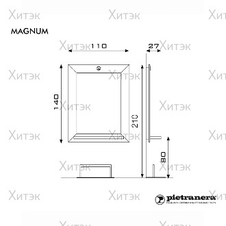 Зеркало парикмахерское MAGNUM
