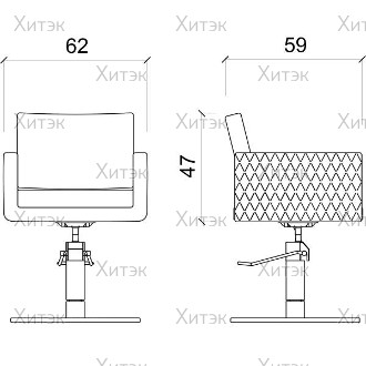 Кресло парикмахерское USHAPE Q