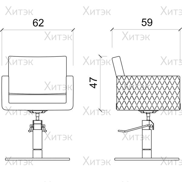 Кресло парикмахерское USHAPE Q
