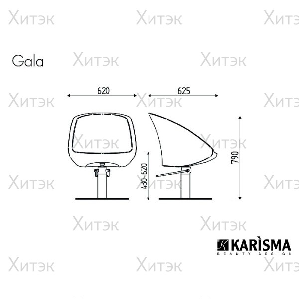 Кресло парикмахерское GALA