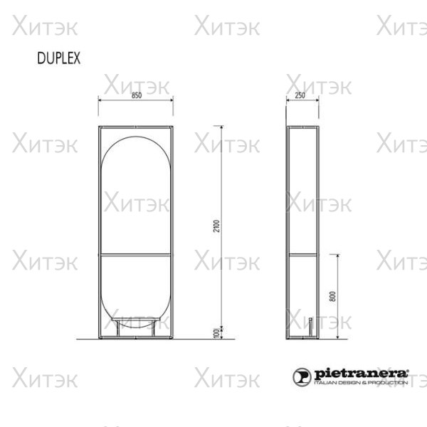Зеркало парикмахерское DUPLEX